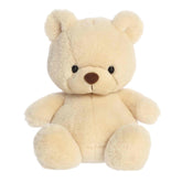 A beige plush teddy bear with soft fur and a classic design from Bear Stuffed Animals by Aurora.