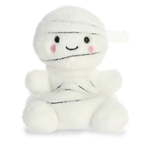 Brendan Mummy plush from Palm Pals, soft white fabric with embroidered details, perfect for spooky fun and cuddles.