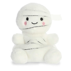 Brendan Mummy plush from Palm Pals, soft white fabric with embroidered details, perfect for spooky fun and cuddles.