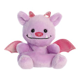 Marbles Gargoyle plush from Palm Pals, soft lavender fur with sparkly pink wings and playful grin, perfect for magic!