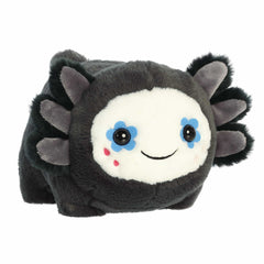 Eye-catching sugar skull axolotl plush with a soft, potato-shaped body, crafted from high-quality materials
