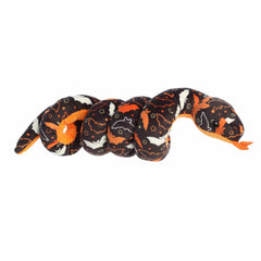 Nocturnal patterned snake plush, flexible and cuddly, ideal as a funky bracelet or unique decoration
