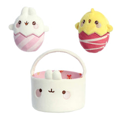 Aurora® - Molang - Cesta de Pascua Molang de 6"