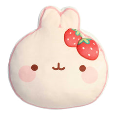 Aurora® - Molang - 14" Squishy Strawberry Molang Macaron