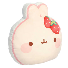 Aurora® - Molang - 14" Squishy Strawberry Molang Macaron