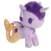Ube'licious Mermicorno plush, purple and orange, soft and huggable, tokidoki fantasy