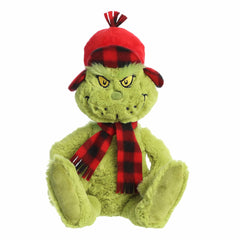 The Wilderness Grinch plush in an outdoor outfit, inviting nature engagement and storytelling for enthusiasts.