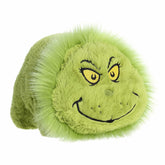 Potato-shaped Spudsters Grinch plush, perfect for engaging with Dr. Seuss's timeless stories