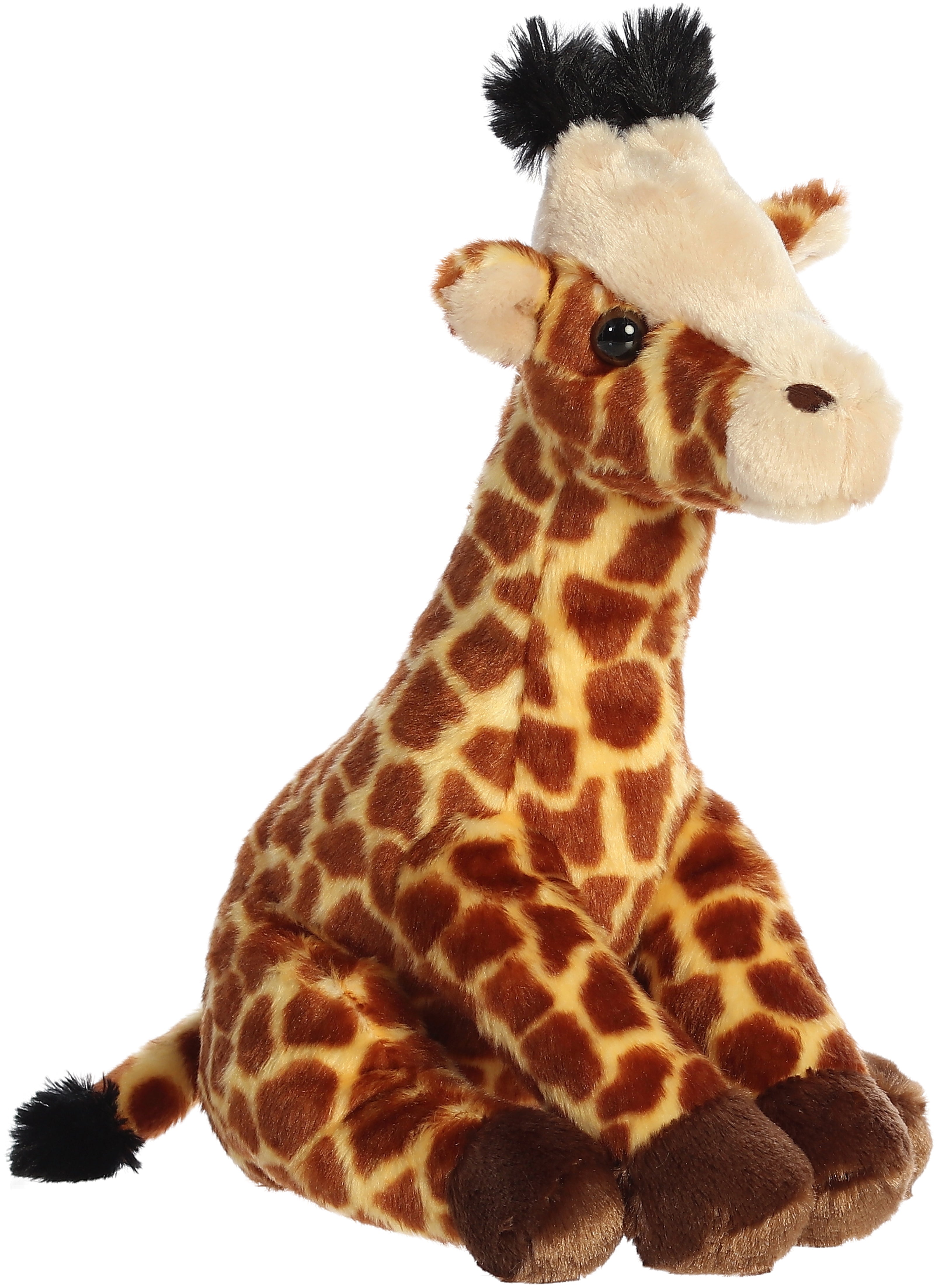 Destination Nation Giraffe plush by Aurora, with realistic spotted pattern, perfect for learning and cuddly adventures.
