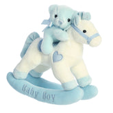Baby Boy Rocking Horse plush from Musicals! by ebba, in blue with lullabies