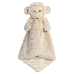 Marlow Monkey plush from Cuddlers Luvster by ebba, soft and floppy with a gentle striped underbelly