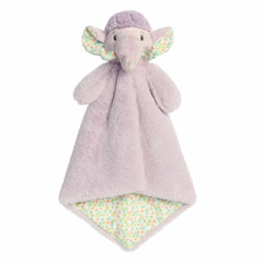 Whitley Woolly Mammoth Luvster, a purple plush dinosaur blanket, crafted with soft, baby-friendly materials