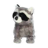 Plush raccoon with masked face and soft tail, perfect for cuddles and stories.