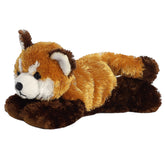 A red panda plush toy from Mini Flopsie with soft orange fur and a sweet expression.