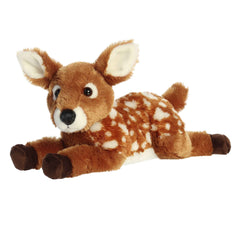 Farah Fawn plush from Flopsie, featuring soft fur with realistic spots, ideal for comfort!
