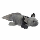 A Black Axolotl plush from Flopsie by Aurora plush, featuring lifelike design and soft fabric