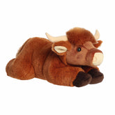 Highland Cow plush from Flopsie by Aurora, featuring detailed construction and lifelike appearance for fun playtime