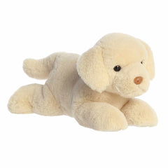 Yellow Lab puppy plush from Flopsie by Aurora, designed with a lifelike appearance