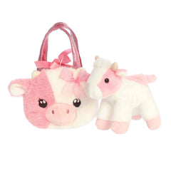 Aurora® - Fancy Pals™ - Fuzzy Face™ - 8" Strawberry Cow