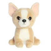 Somi Corgi plush with tan body, white belly, and sparkling eyes from the Petites collection by Aurora stuffed animals.