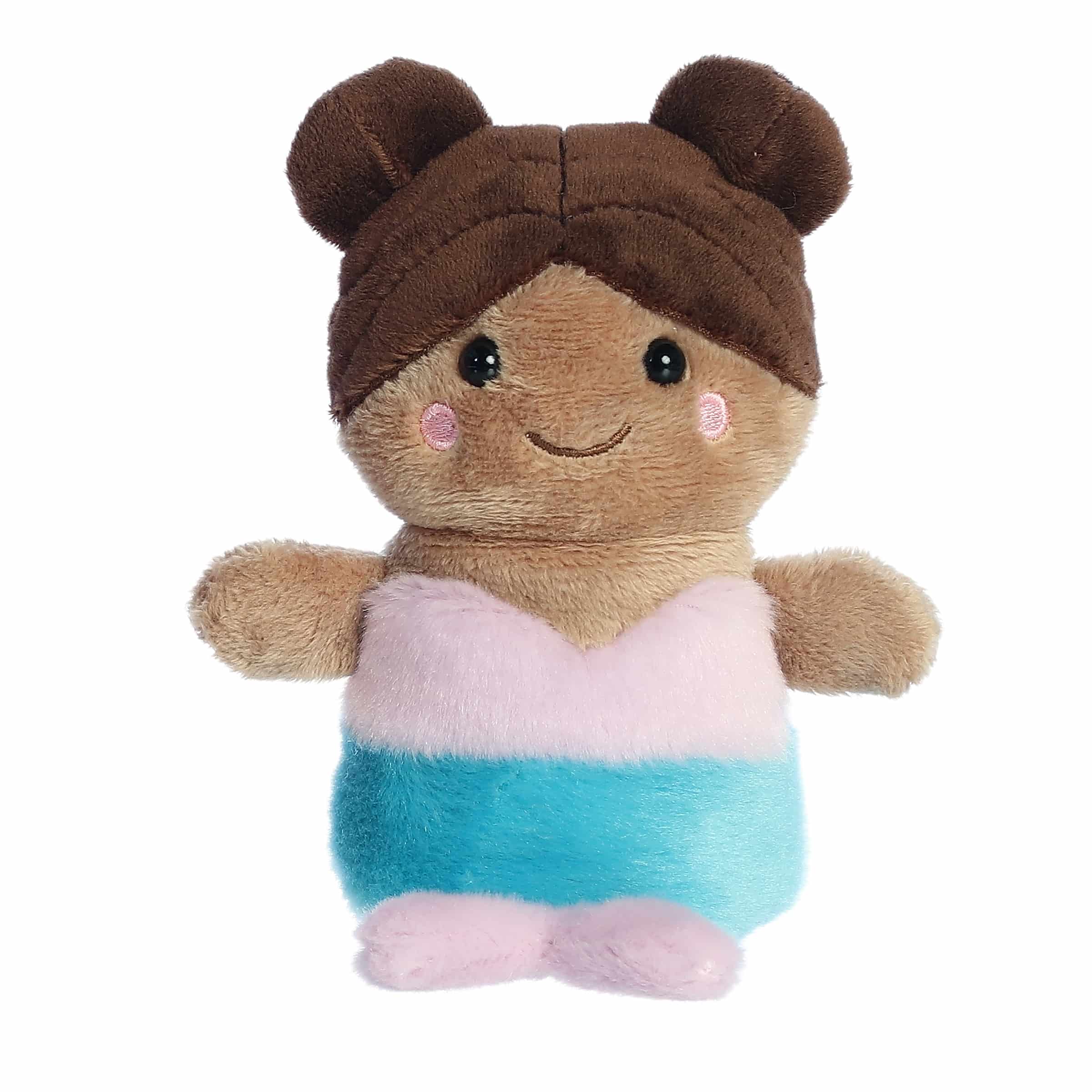 Oceana Mermaid plush from Palm Pals, featuring a sweet smile and a shimmering teal mermaid tail