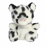 Snow Leopard plush from Palm Pals, featuring soft patterned fur and gentle pink nose