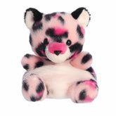 Pink Leopard plush from Palm Pals, sporting vibrant pink and black patterned fur