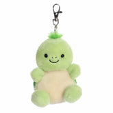 Turtle Clip-On from Palm Pals, featuring a soft green body with a bright green shell