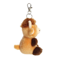 Aurora® - Palm Pals™ - 4.5" Hubert Highland Cow™ Clip-On