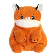 Flannery Fox from Fluffles, with vibrant fur and tender eyes, perfect for cozy cuddles and as a standout gift.