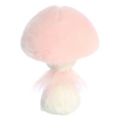 Pretty Salmon mushroom plush from Fungi Friends, offering a tranquil forest feel with its coral cap