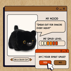 Aurora® - Spudsters™ - 10" Bella Black Cat™