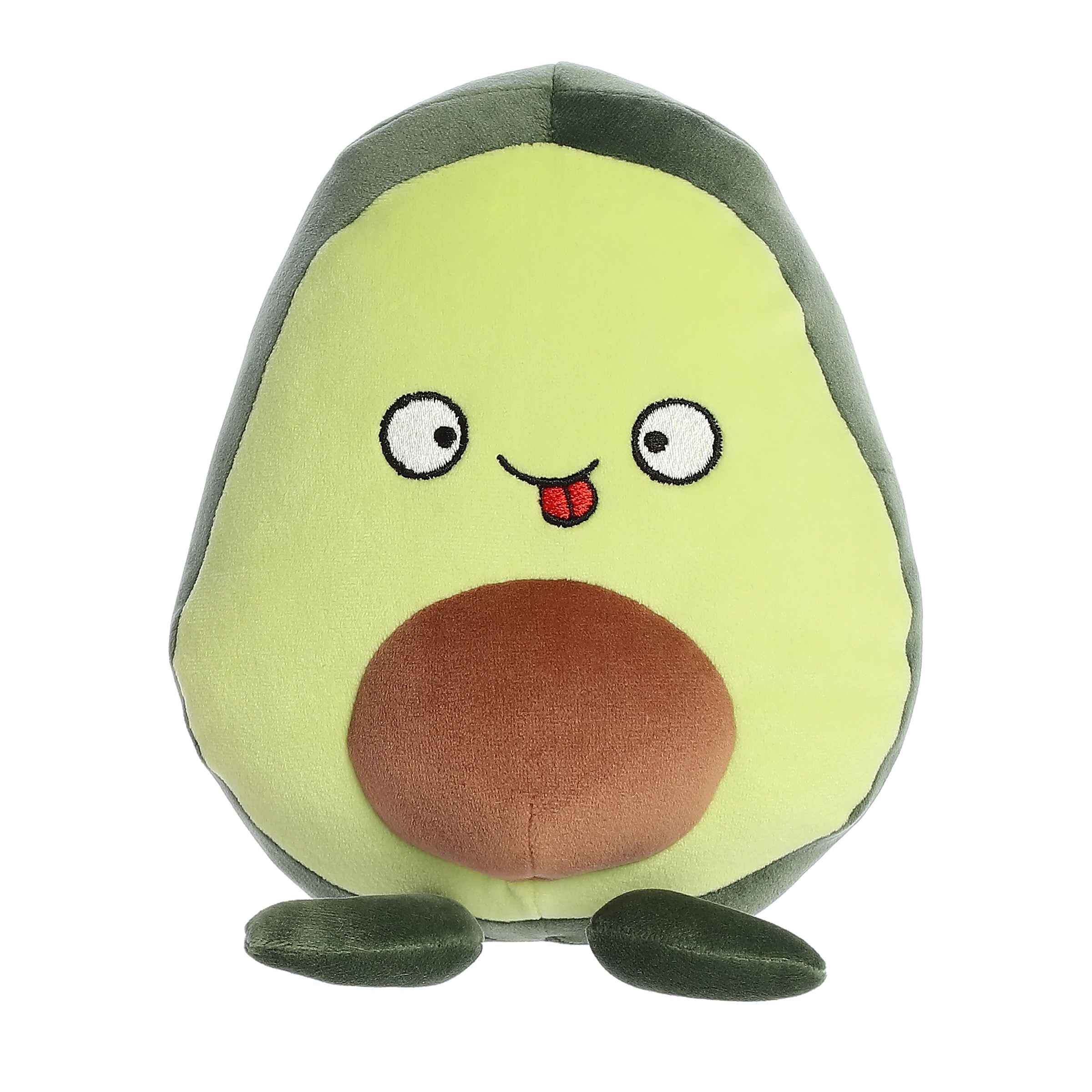 Aivee Avocado plush from Wackadoodles, featuring a cheerful green avocado plush, great for playful decor and snuggle time.