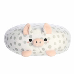 Spotted Pig plush from the Flapjacks collection, featuring a playful spotted design and soft pillow design