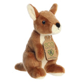 8'' Kangaroo plush from Eco Softies, cuddly and durable, made from recycled materials.