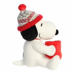 Aurora® - Peanuts® - 12" Winter Hat Snoopy With Mug