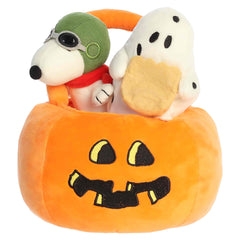 Aurora® - Peanuts® - 8" Peanuts Pumpkin Tote
