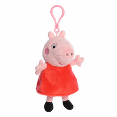 Peppa Pig Clip-On from Aurora, designed with a secure clip for easy attachment to belongings