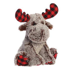 Aurora® - Holiday - 9" Buffalo Plaid Moose™