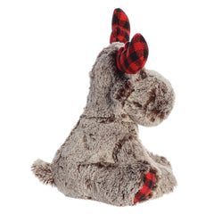 Aurora® - Holiday - 9" Buffalo Plaid Moose™
