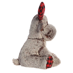 Aurora® - Holiday - 12" Buffalo Plaid Moose™