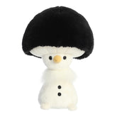 Fungi Friends Snowman plush by Aurora, with a unique mushroom cap and soft white body.