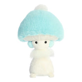 Fungi Friends Earmuffs plush by Aurora, with vivid blue mushroom cap, adding whimsy and color.