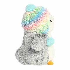 Aurora® - PomPom Penguin™ - 9" Pompom Rainbow Beanie™
