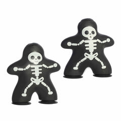 Skeleton-shaped suction toy with flexible limbs and playful design—sticks to smooth surfaces for fun, interactive playtime.