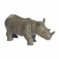 Rhinoceros Toy from Aurora Toy's Habitat Collection, crafted with a flexible body and hollow center