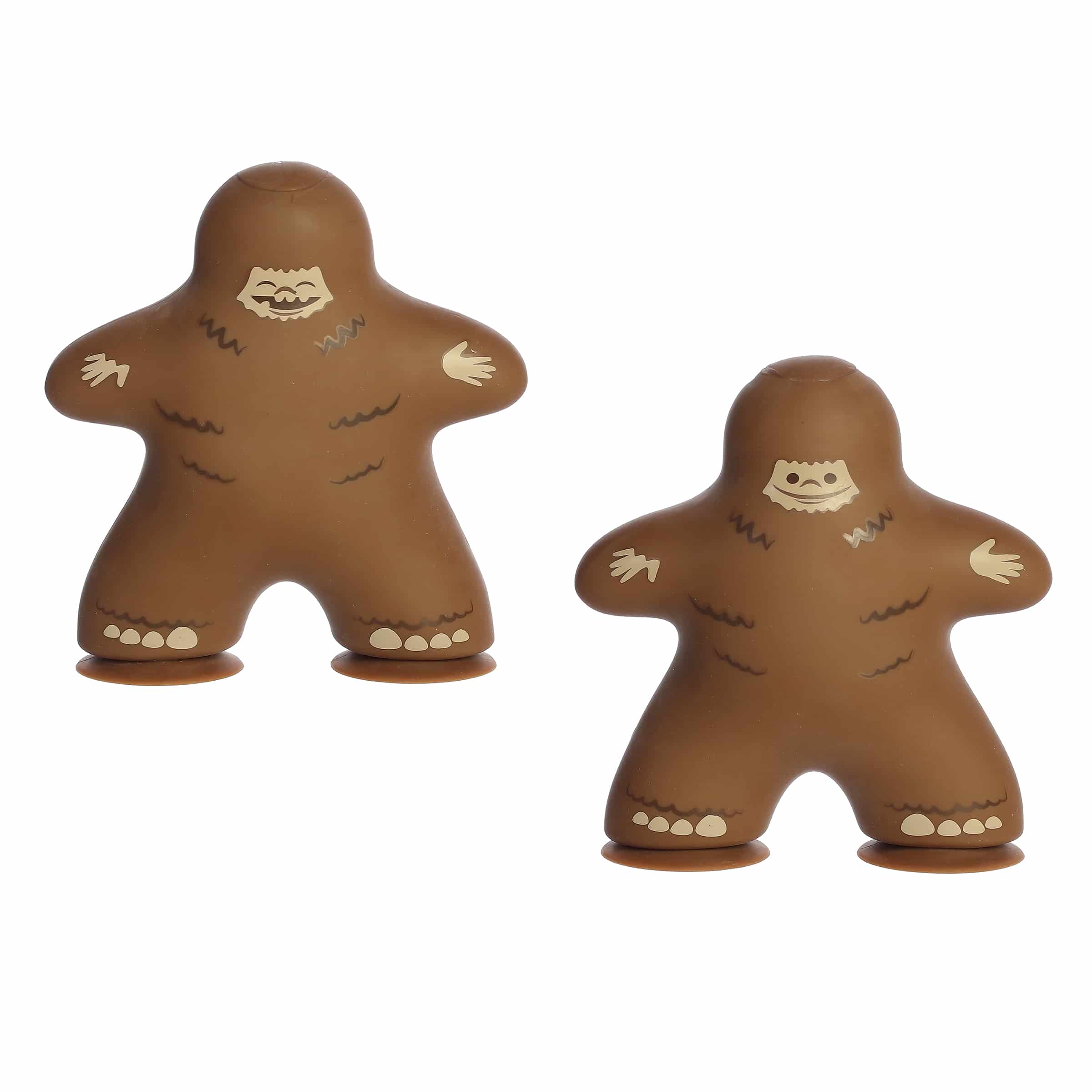 Bigfoot Suction Buddy from Aurora Toys, designed to stick to smooth surfaces, resembles Bigfoot