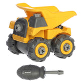 A Wheatley Take-A-Part Dump Truck toy set made from wheat straw hybrid material with rounded edges