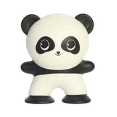 A Panda Suction Buddy Mini toy with suction-cup feet and a squeezable body from Aurora Toys.