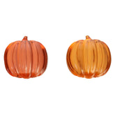 A Pumpkin Sugar Squeeze soft squishy and orange pumpkin toy